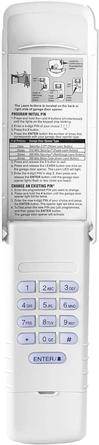 1 for G940EV-P2/940ESTD Chamberlain Garage Door Opener Keypad Security  2.0 MyQ 3-Year-Warranty