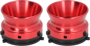 1 Pair Nab Hub Adapters, Universal 10 Inch Opener Polished Aluminum Alloy HUB for Studer ReVox Akai Teac, Compatible with Studer ReVox Devices (Red)