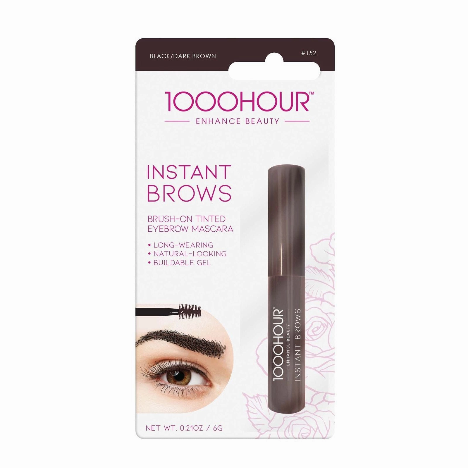 1000 Hour Instant Brows - Black / Dark Brown Eyebrow Mascara