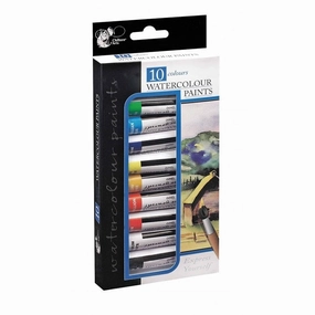 10 Assorted Watercolour Paints