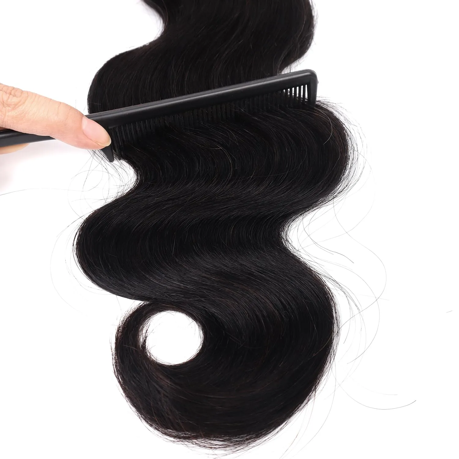 12A Body Wave Bundles Human Hair 100% Unprocessed Brazilian Virgin Hair Bundles 4 Bundles Curly Human Hair for Women(12 Inch)