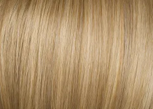 16" Length 1 Piece Clip-In Extension Color R14/88 Golden Wheat - Tru2Life 100% Heat Friendly Synthetic Fiber Hairdo Full Volume Loose Waves or Curls Extensione de Cabello Hairloss Booklet