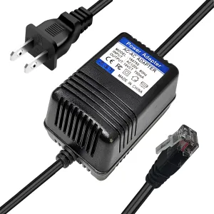 18V AC Adapter with Phone Plug Connector, Replacement Power Supply Adapter RS-1 for Rane Products wilh Phone Jack Connector Red RJ12 (FX-RS1)