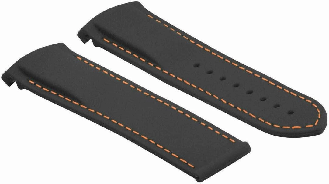 20-22MM Rubber Diver Strap Band for Omega SEAMASTER Planet Curved END   Clasp