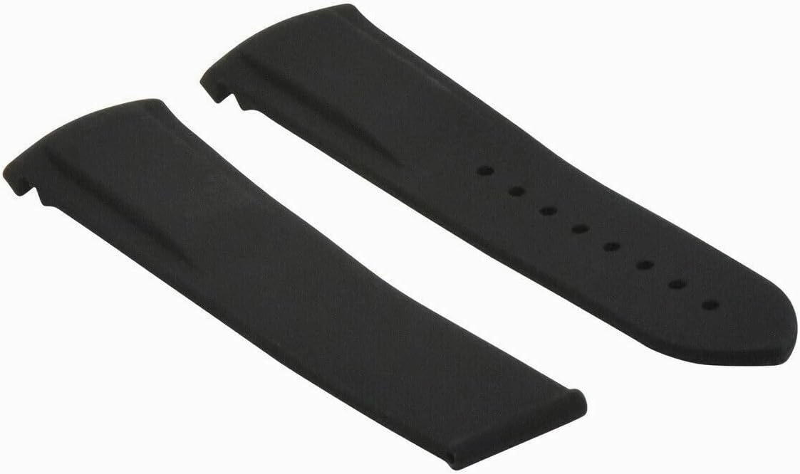 20-22MM Rubber Diver Strap Band for Omega SEAMASTER Planet Curved END   Clasp