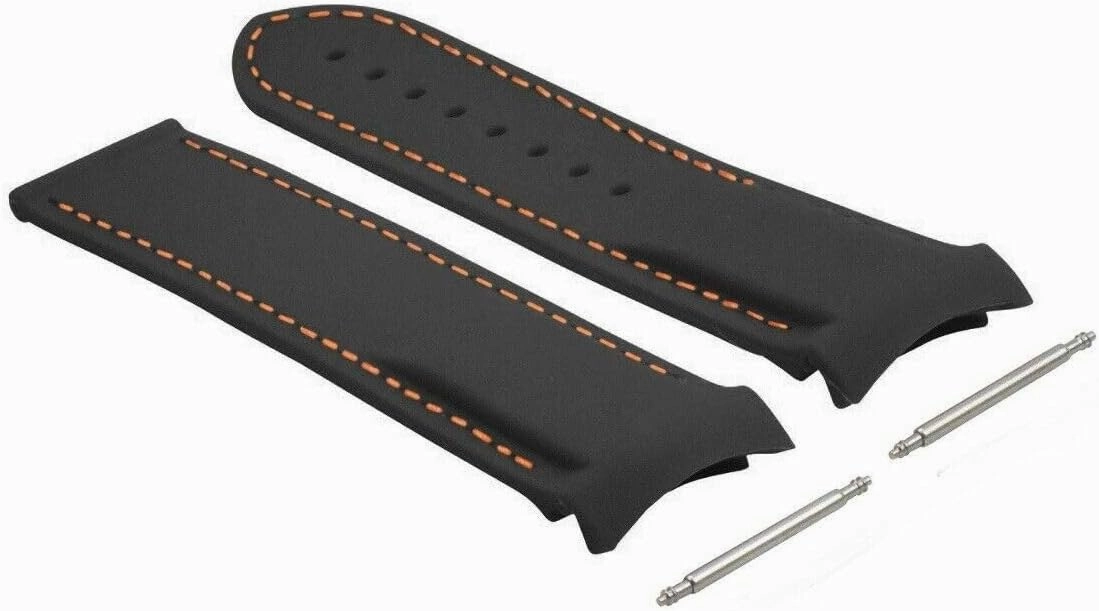20-22MM Rubber Diver Strap Band for Omega SEAMASTER Planet Curved END   Clasp