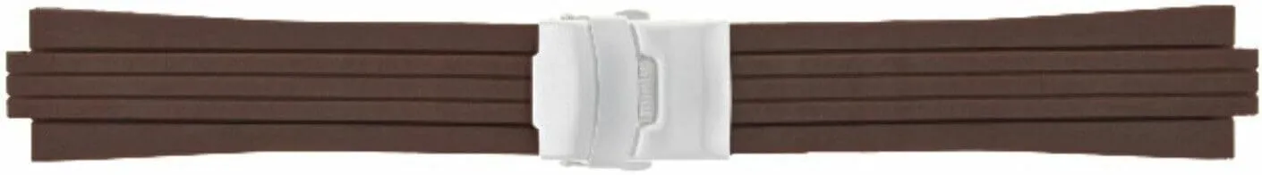 23-24MM Soft Rubber Diver Strap Band Ribbed for ORIS TT1/TT2 F1 Watch 10MM-11MM
