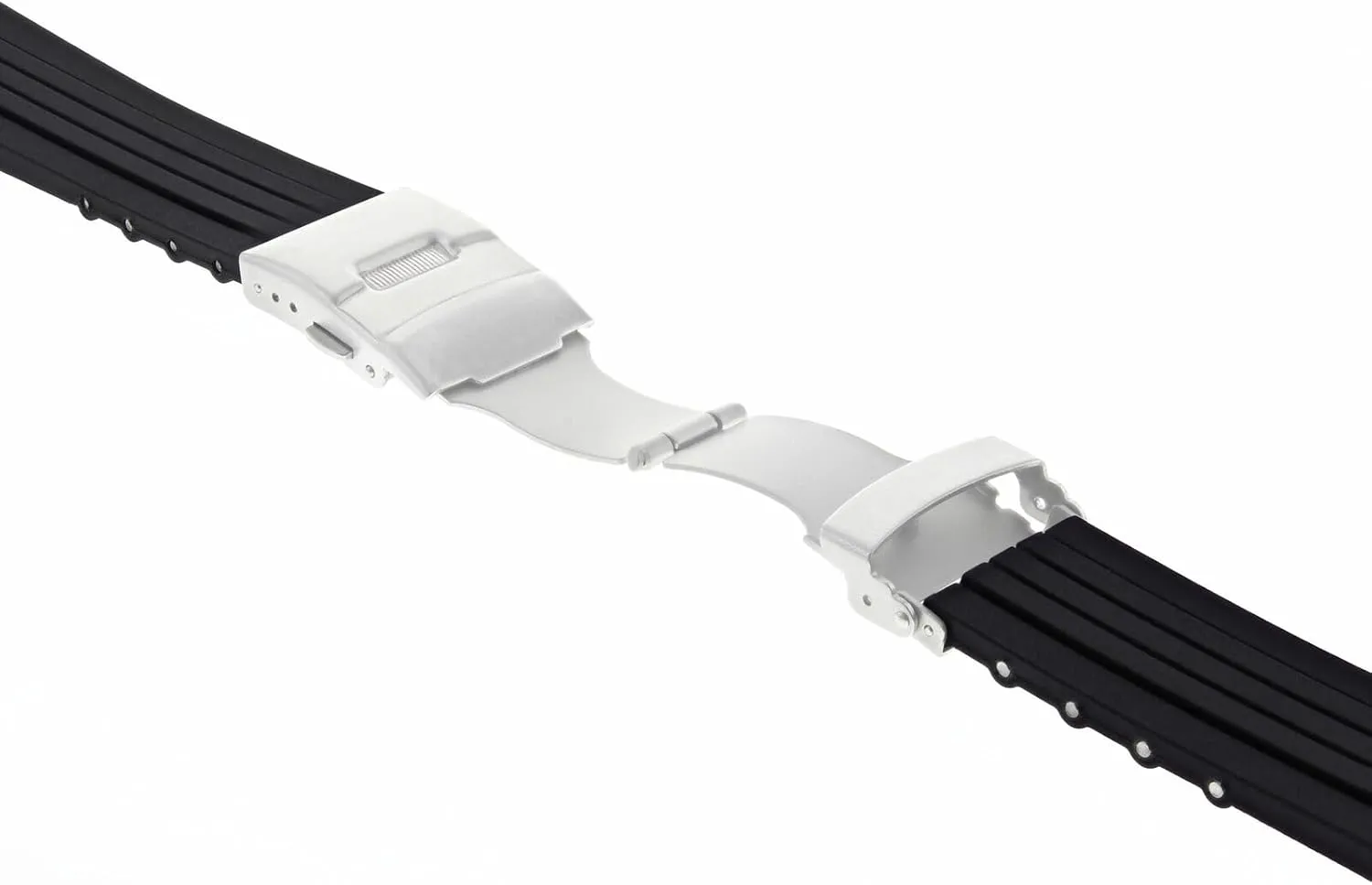 23-24MM Soft Rubber Diver Strap Band Ribbed for ORIS TT1/TT2 F1 Watch 10MM-11MM