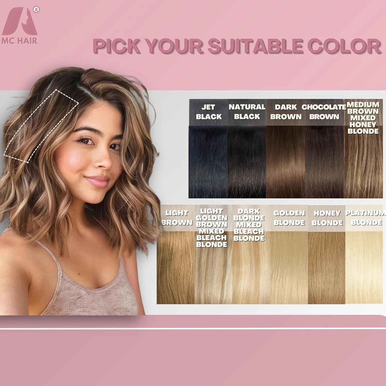 2 Pcs Short Clip in Hair Extensions, Human Hair Clip in Extensions Women Adding Volume 6 inch Golden Blonde