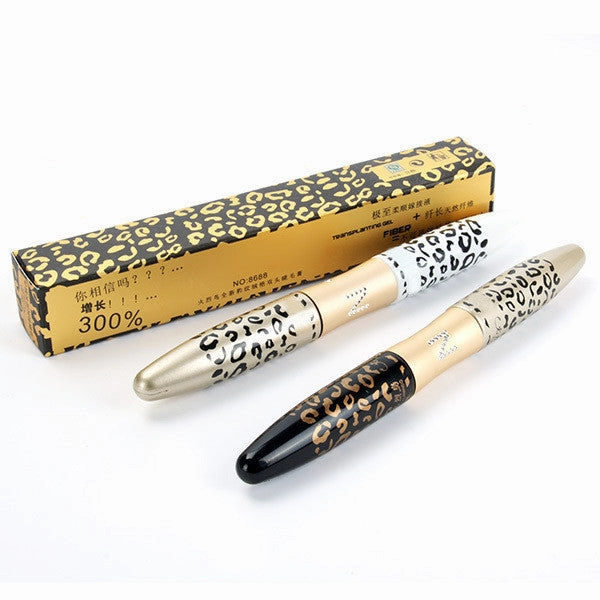 3D Fiber Leopard Lash Extension Mascara Waterproof Long Curling Eyelash Cosmetic NW