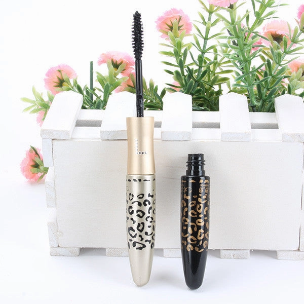 3D Fiber Leopard Lash Extension Mascara Waterproof Long Curling Eyelash Cosmetic NW