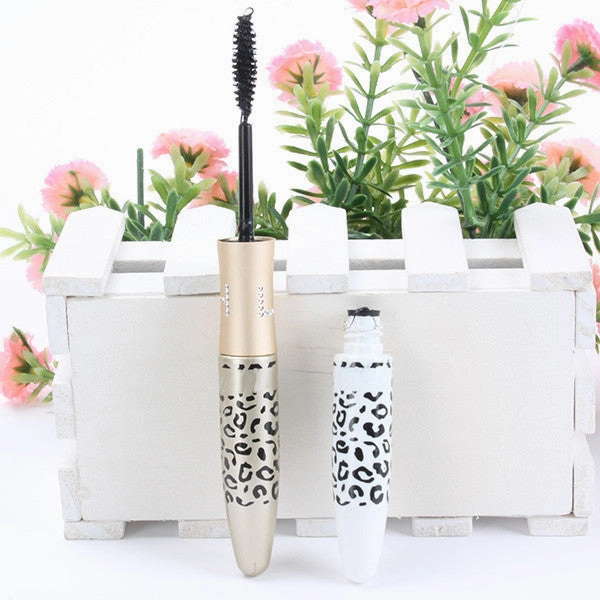 3D Fiber Leopard Lash Extension Mascara Waterproof Long Curling Eyelash Cosmetic NW
