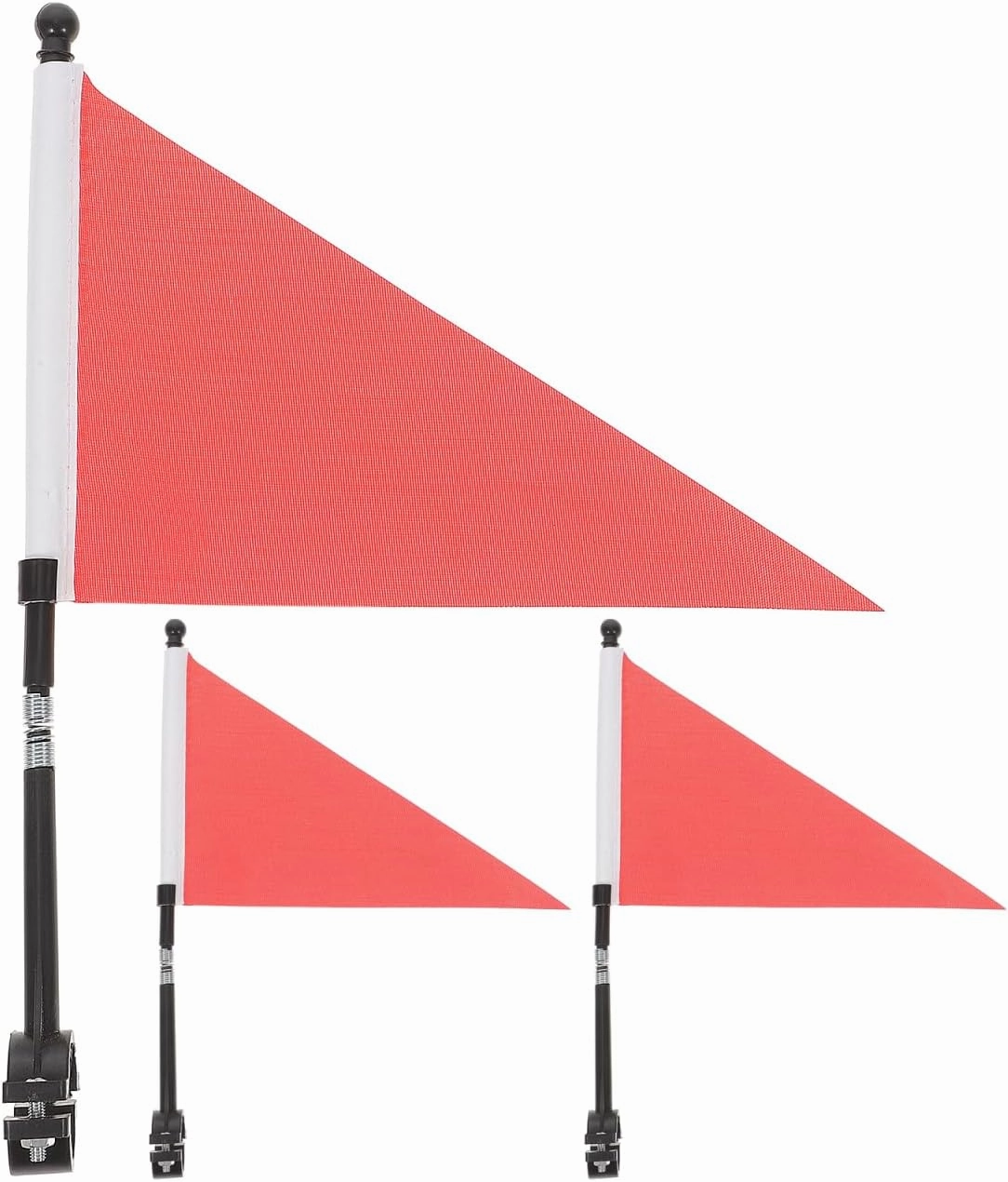 3sets Boy Girl Bike Handlebar Flag Safety Flags for Bicycles Scooters and Trailers Easy Installation for Celebrations and Team Events