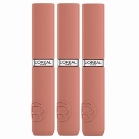 3x L'Oreal Paris Le Matte Resistance Liquid Lipstick 5ml 601 Worth It