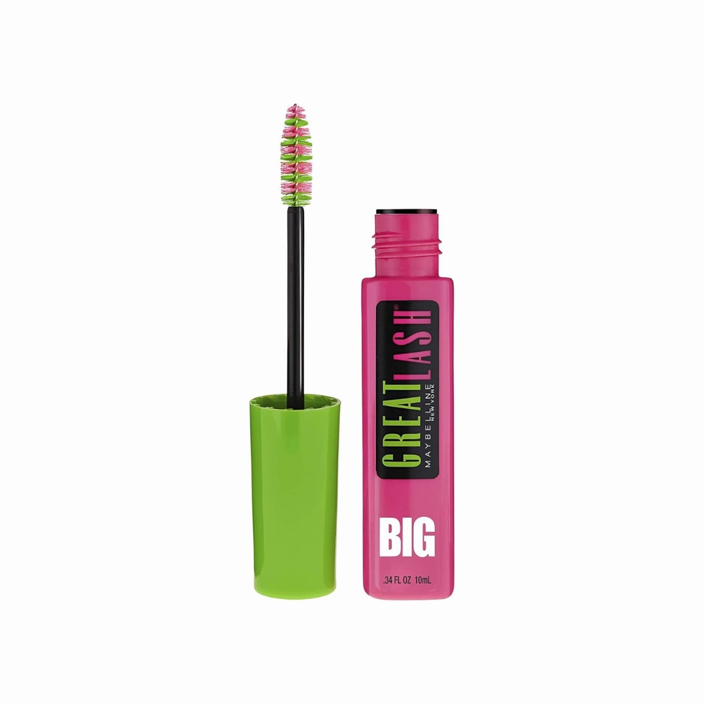 3x Maybelline Great Lash Big Mascara 10ml 130 Blackest Black