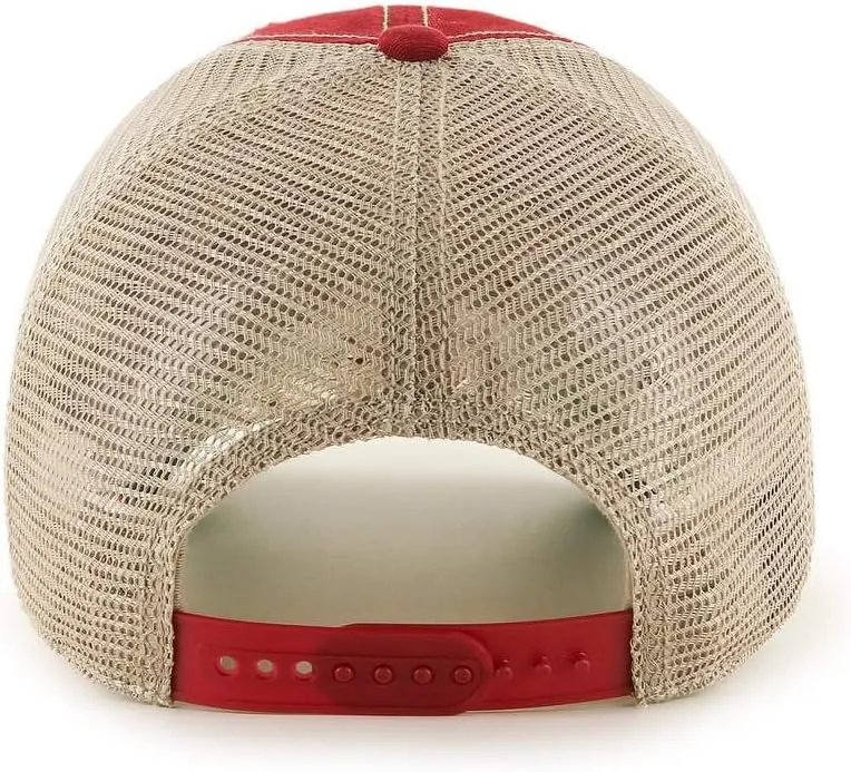 47 NCAA Trawler Primary Logo Team Color Mesh Trucker Clean Up Adjustable Hat, Adult One Size Fits All