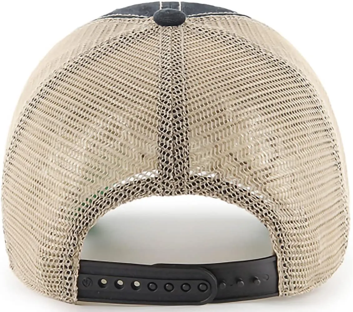 47 NCAA Trawler Primary Logo Team Color Mesh Trucker Clean Up Adjustable Hat, Adult One Size Fits All