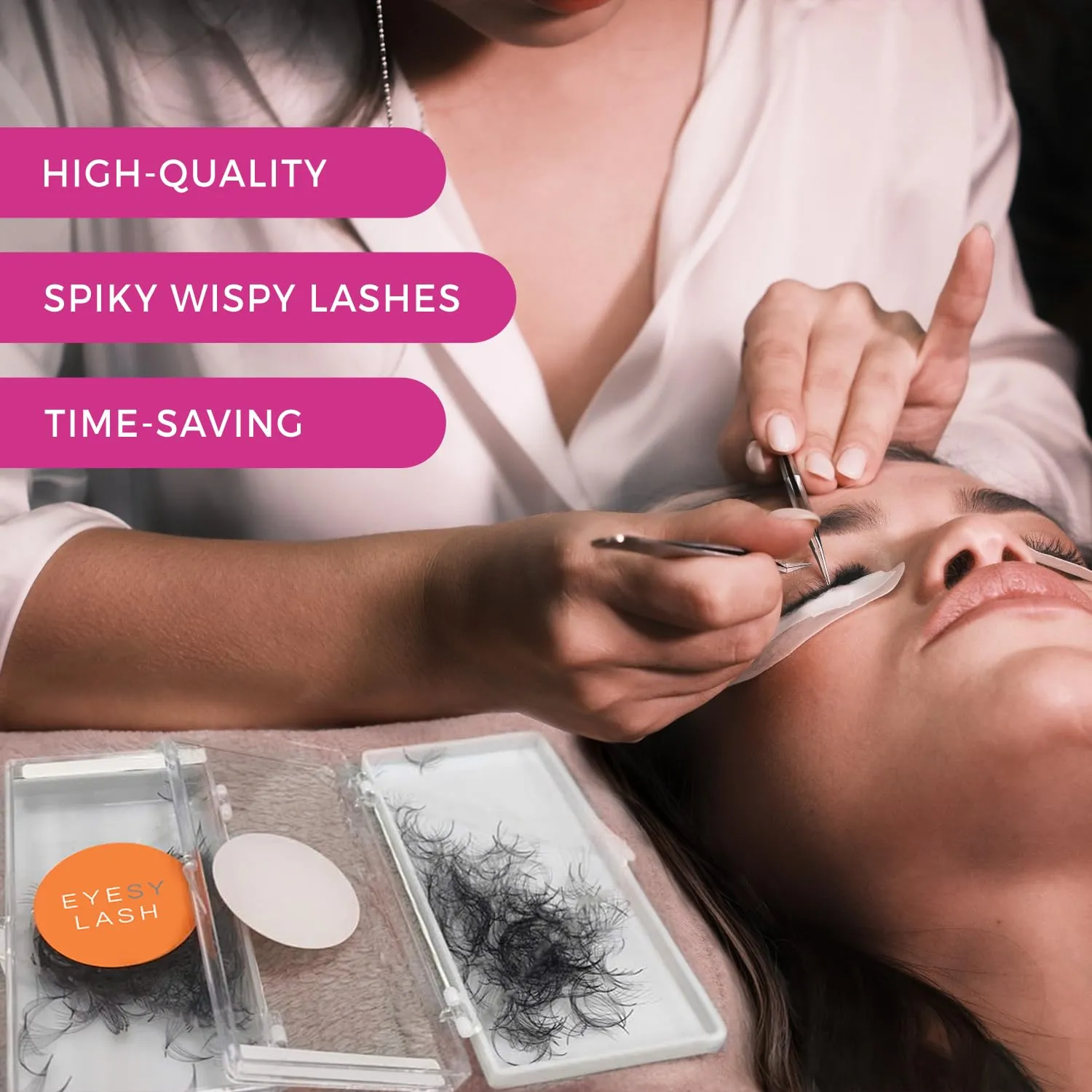 500 Wispy Promade Fans - 9D 0.05 Size 12mm Curl CC - Natural Wispy Lashes Loose Premade Lash Fans for Eyelash Extensions Handmade Pre Made Eyelashes for Spiky, Volume, Natural Look