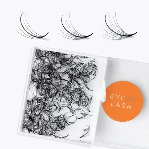 500 Wispy Promade Fans - 9D 0.05 Size 12mm Curl CC - Natural Wispy Lashes Loose Premade Lash Fans for Eyelash Extensions Handmade Pre Made Eyelashes for Spiky, Volume, Natural Look