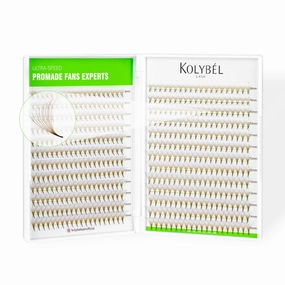 500 Premade Fans Eyelash Extensions 8-15mm Mixed Length Brown Promade Lash Fans D Curl Premade Fans Pointed Thin Base Handmade Volume Premade Lash Extensions Fans(Brown,10D-0.07-D-8-15MM)
