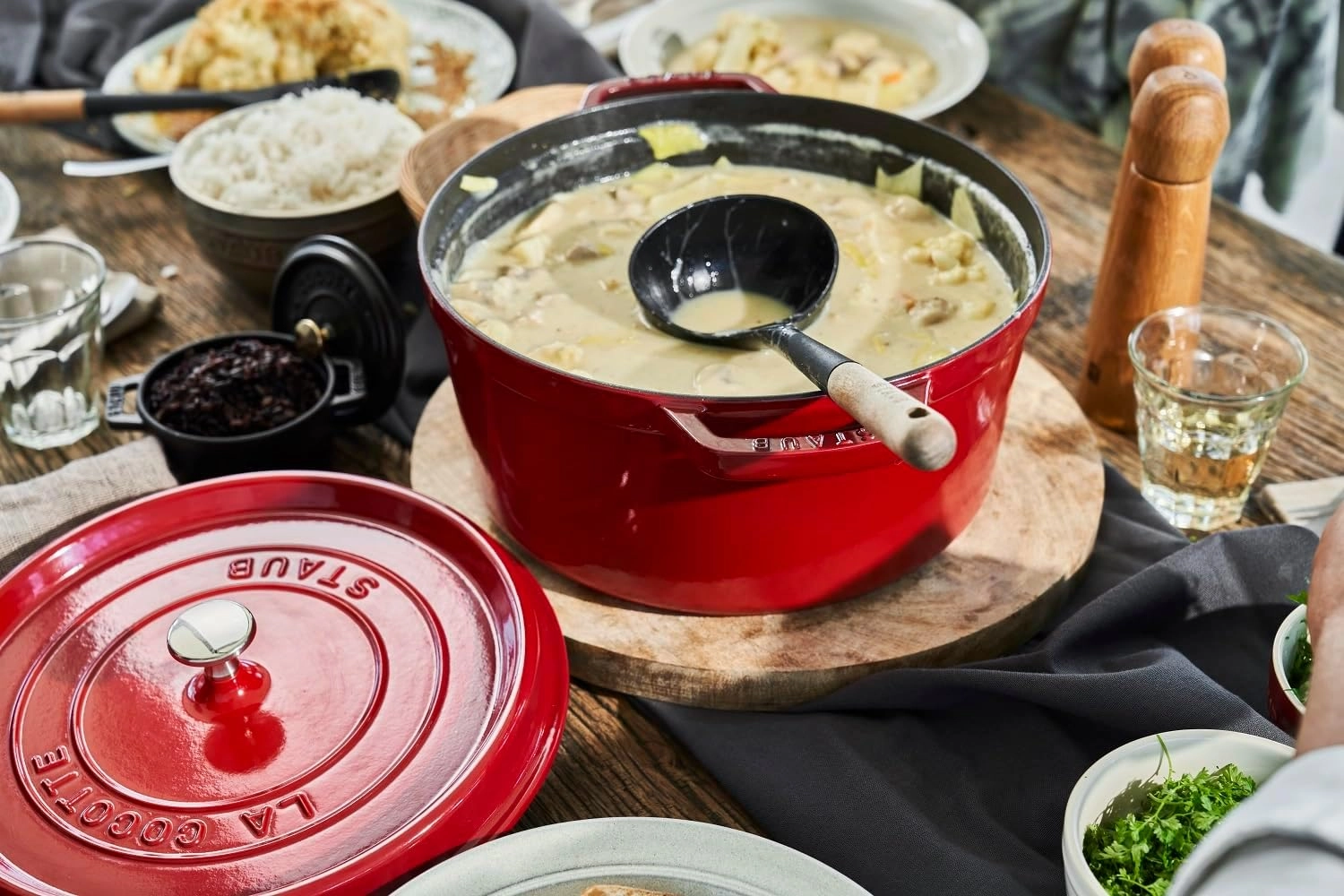 7-Qt. Round Dutch Oven Color: Cherry