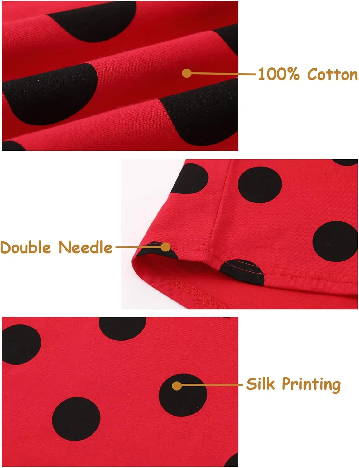 A&J DESIGN Cotton Printed Pajamas for 2-14 Years Kids, 2-Piece Pjs Set