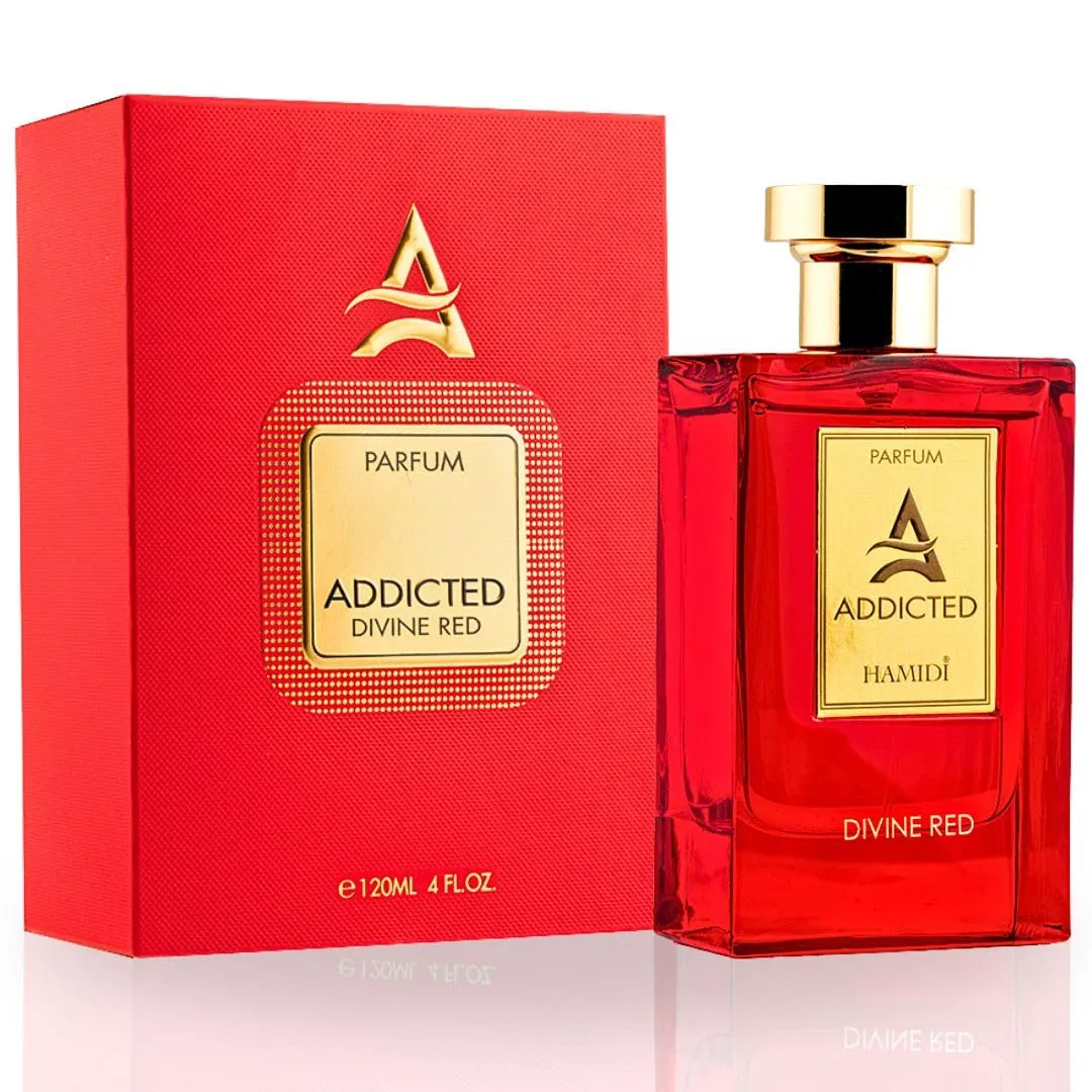 ADDICTED DIVINE RED Perfumes for Women & Men, Long Lasting perfume 120ML (4 OZ) Unisex Perfume, A Refreshing Eau de parfum, Elevate Your Senses With This Exquisite Fragrance