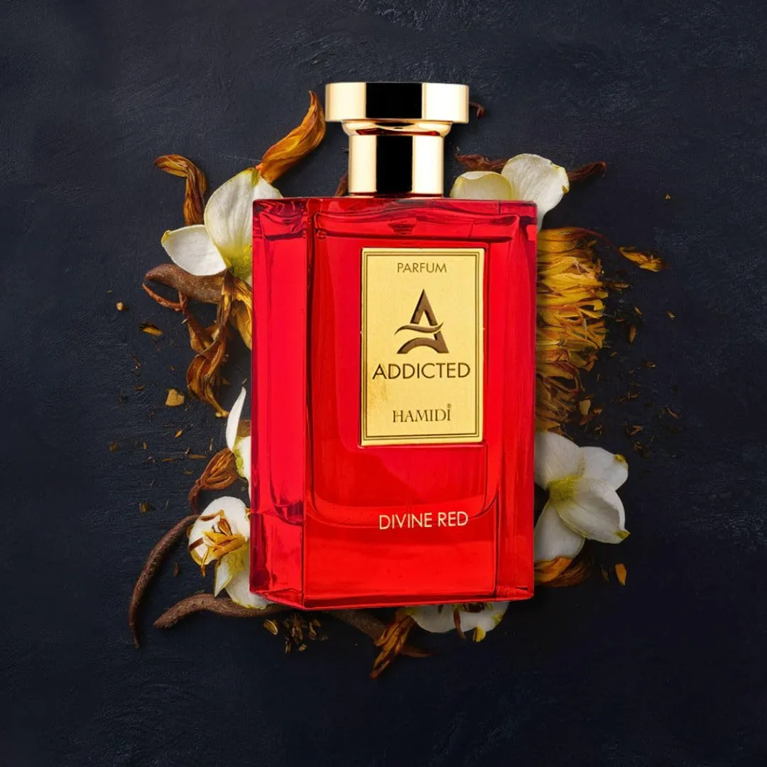 ADDICTED DIVINE RED Perfumes for Women & Men, Long Lasting perfume 120ML (4 OZ) Unisex Perfume, A Refreshing Eau de parfum, Elevate Your Senses With This Exquisite Fragrance