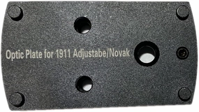 Ade Advanced Optics Red Dot Optic Adapter/Converter Mount Plate for 1911 Novak Rear Sight Pistol