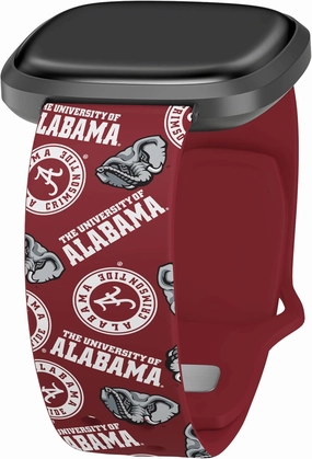 Affinity Bands Alabama Crimson TideHD Watch Band Compatible with Fitbit Versa 3 and Sense