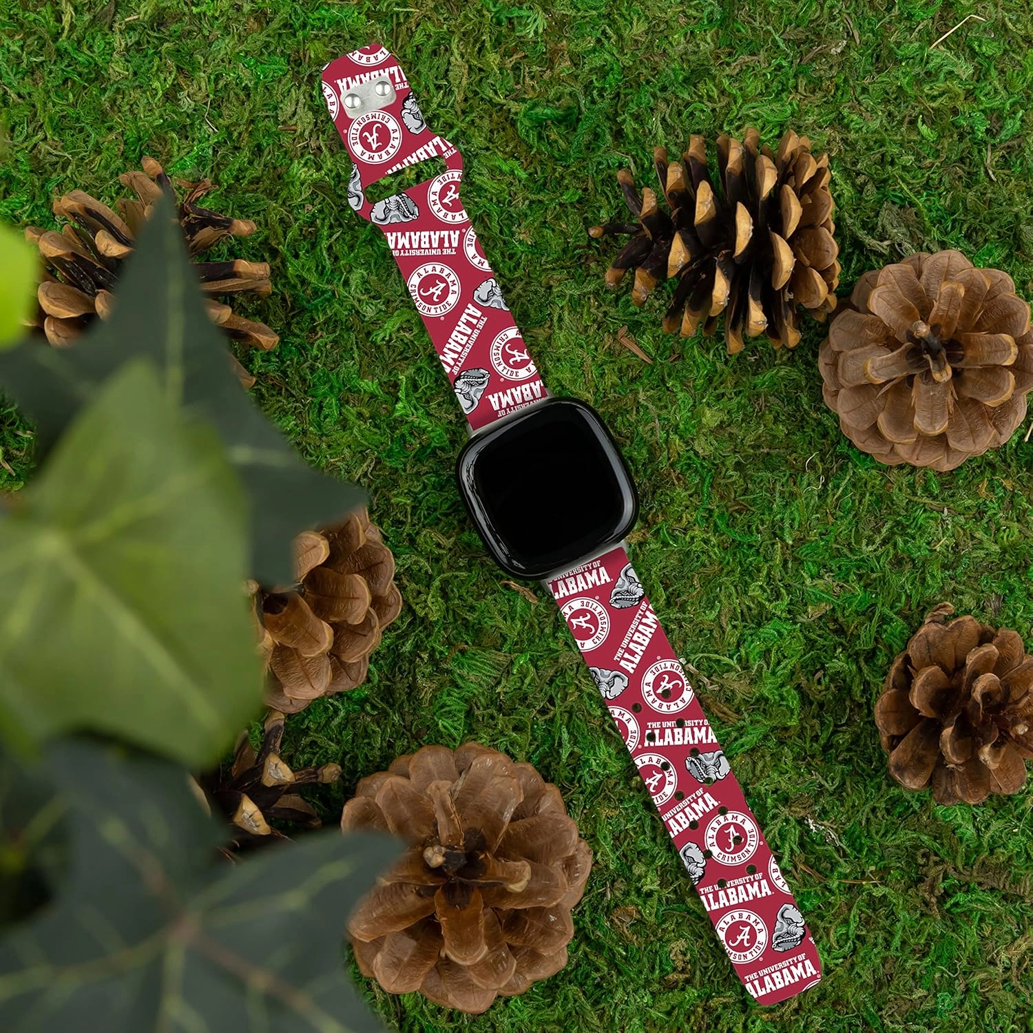 Affinity Bands Alabama Crimson TideHD Watch Band Compatible with Fitbit Versa 3 and Sense