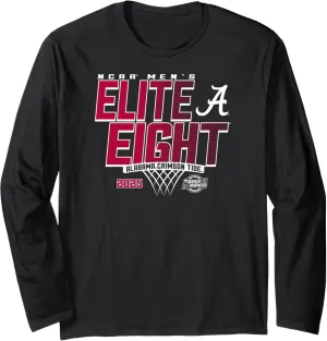 Alabama Crimson Tide Elite 8 2025 Men's Basketball Dunk Long Sleeve T-Shirt