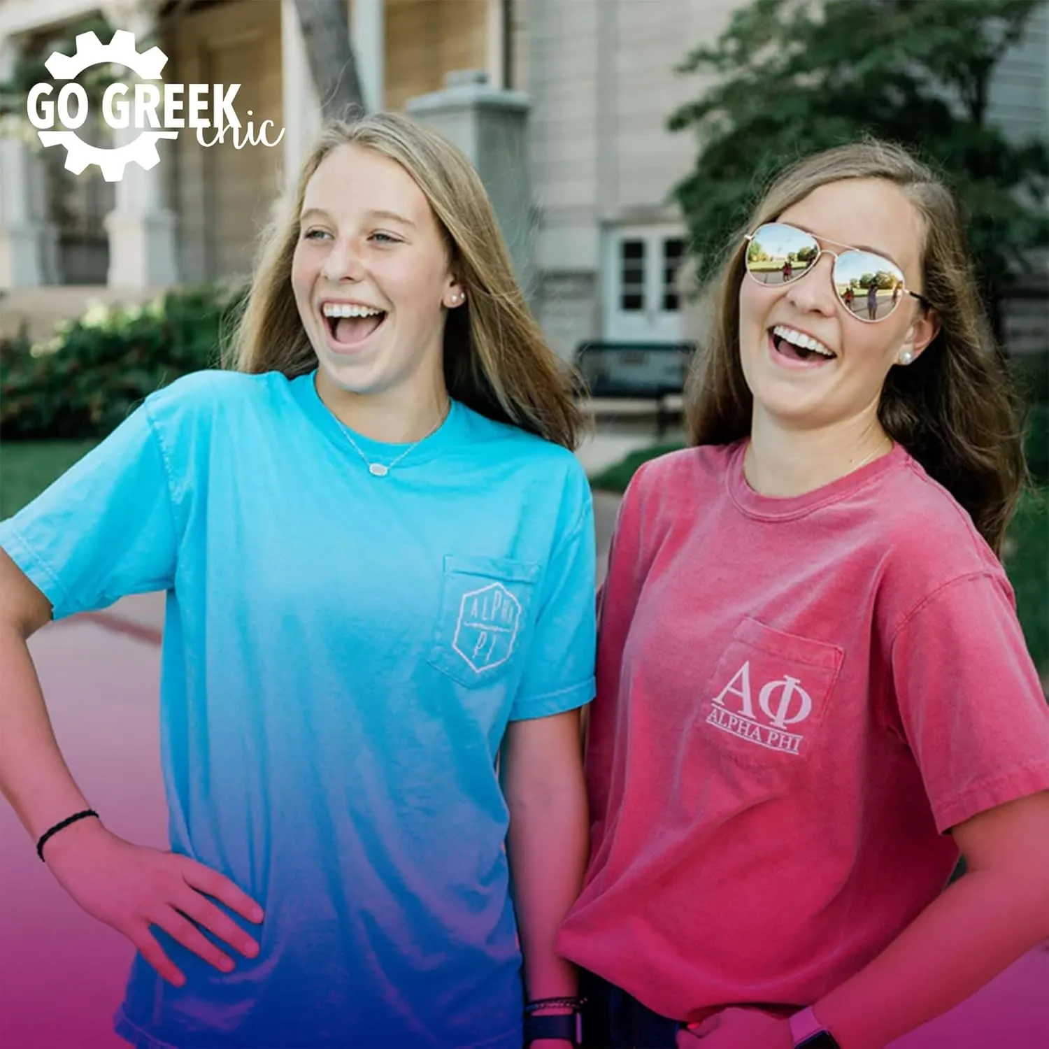 Alpha Chi Omega Mom Shirt | Sorority Comfort Colors Pocket Tee
