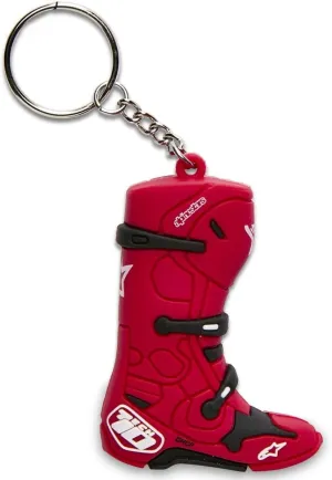 Alpinestars 1230-94000-30-OS: Tech 10 Boot Keyfob Red