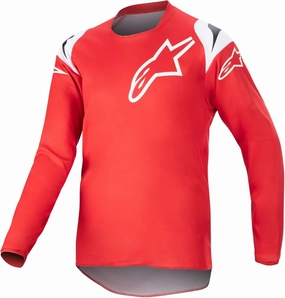 Alpinestars 3771823-3120-MD: Youth Racer Narin Jersey Mars Red/White Ym