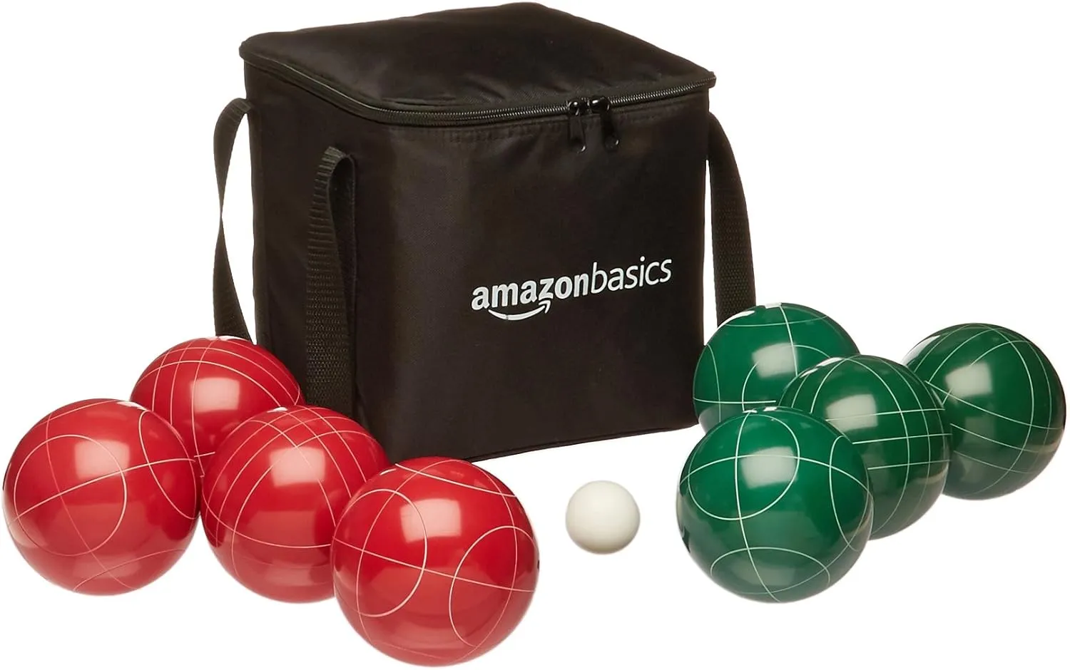 Amazon Basics 100mm Bocce Ball Set