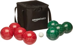 Amazon Basics 100mm Bocce Ball Set