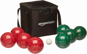 Amazon Basics 100mm Bocce Ball Set