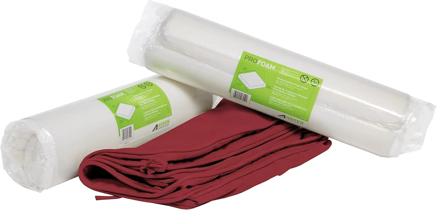 Arden Selections ProFoam Performance Outdoor Chair Cushion 20 x 20, Caliente Red