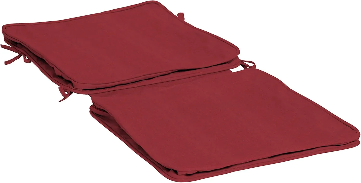 Arden Selections ProFoam Performance Outdoor Chair Cushion 20 x 20, Caliente Red