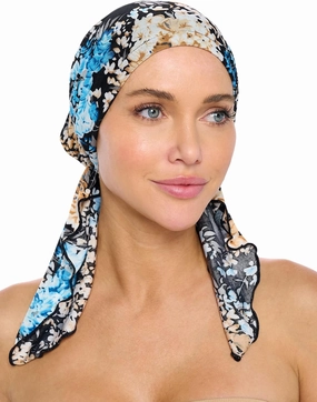 Ashford & Brooks Pre Tied Bandana Turban Chemo Head Scarf Sleep Hair Cover Hat
