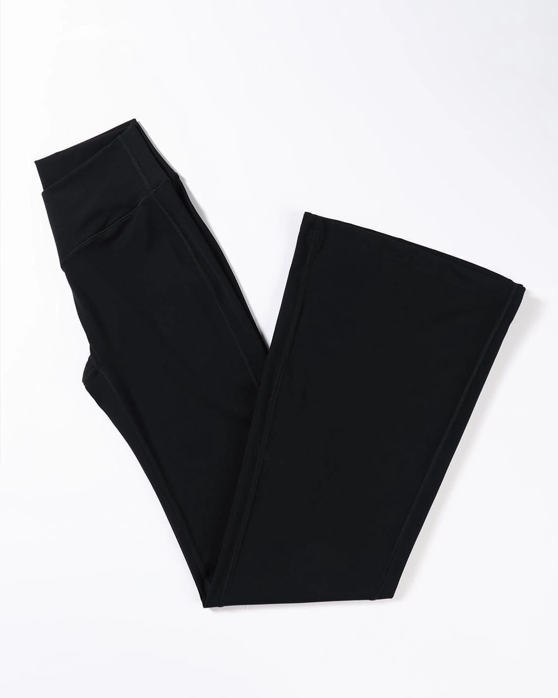 AUROLA Fire Flare Leggings for Women, Crossover High Waisted Yoga Pants Tummy Control Wide Leg Bootcut Leggings