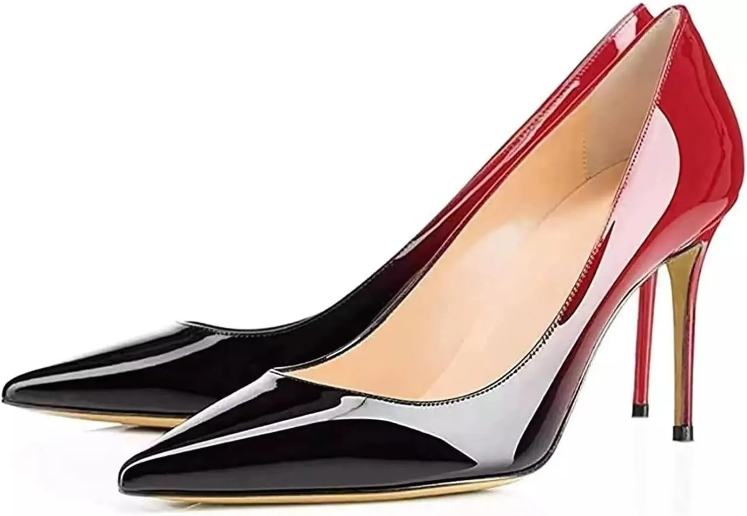 Axellion Women's Closed Toe Stiletto Pumps, Pointed Toe High Heels for Wedding, Prom, Office & Daily Wear