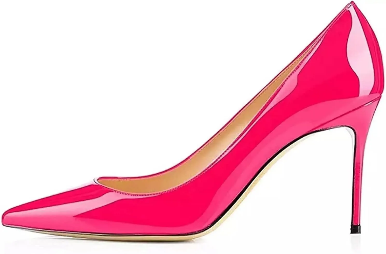Axellion Women's Closed Toe Stiletto Pumps, Pointed Toe High Heels for Wedding, Prom, Office & Daily Wear