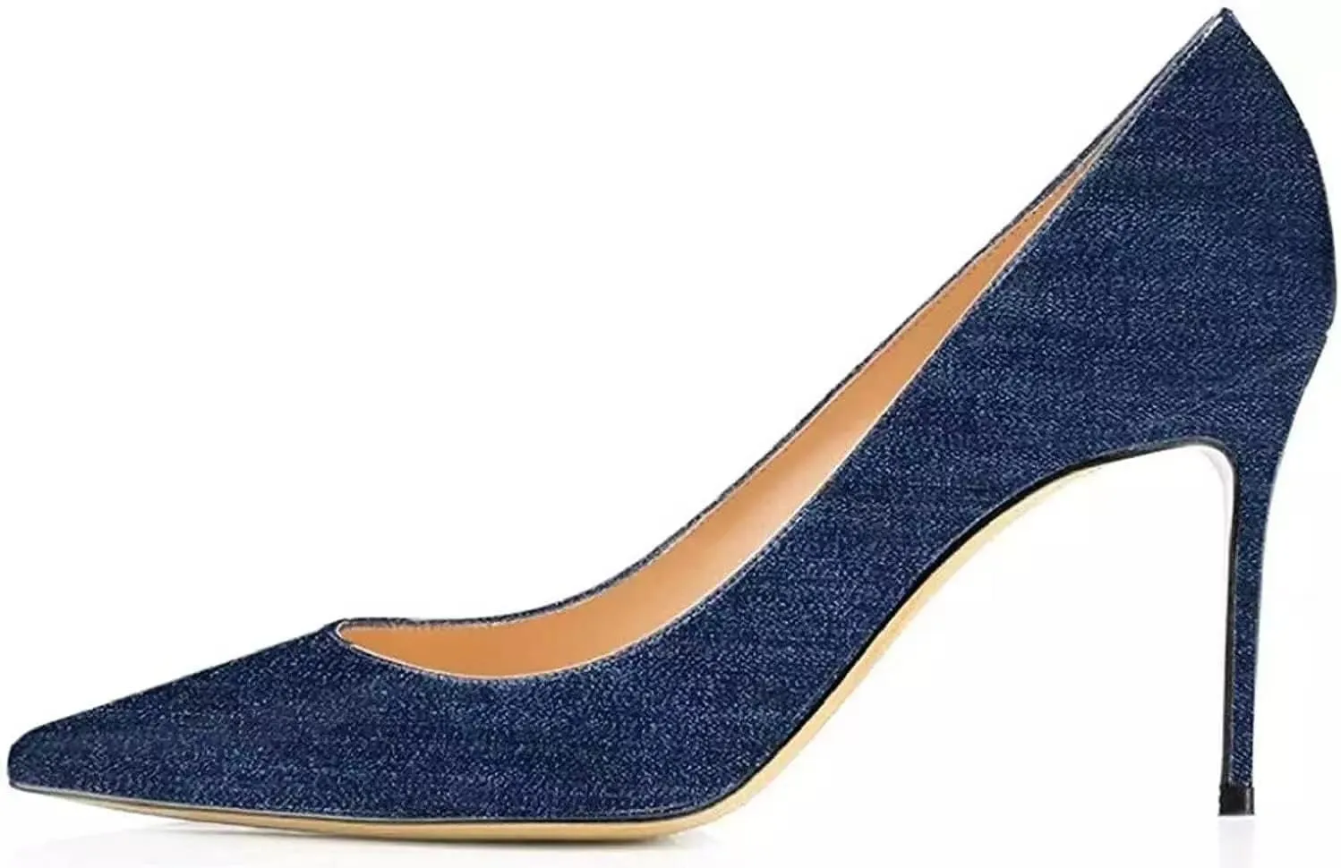 Axellion Women's Closed Toe Stiletto Pumps, Pointed Toe High Heels for Wedding, Prom, Office & Daily Wear