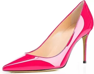 Axellion Women's Closed Toe Stiletto Pumps, Pointed Toe High Heels for Wedding, Prom, Office & Daily Wear