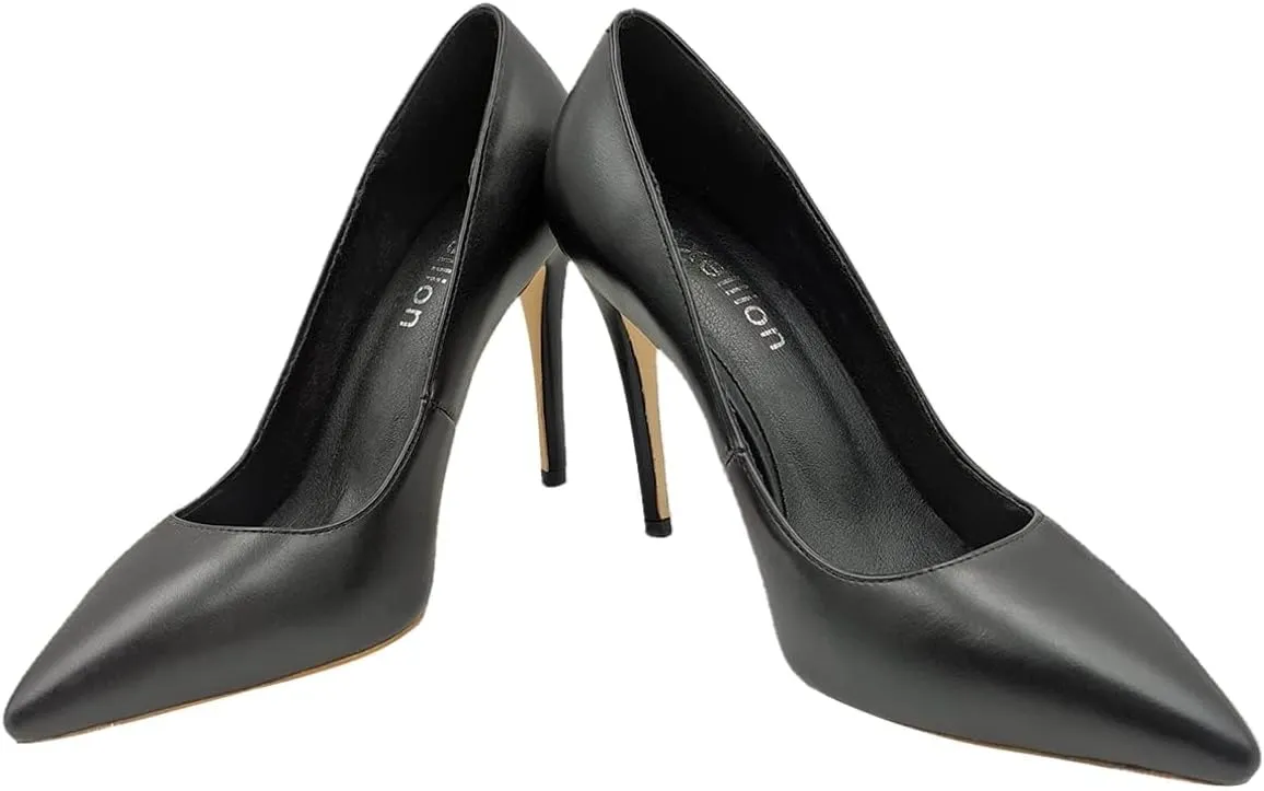 Axellion Women's Closed Toe Stiletto Pumps, Pointed Toe High Heels for Wedding, Prom, Office & Daily Wear