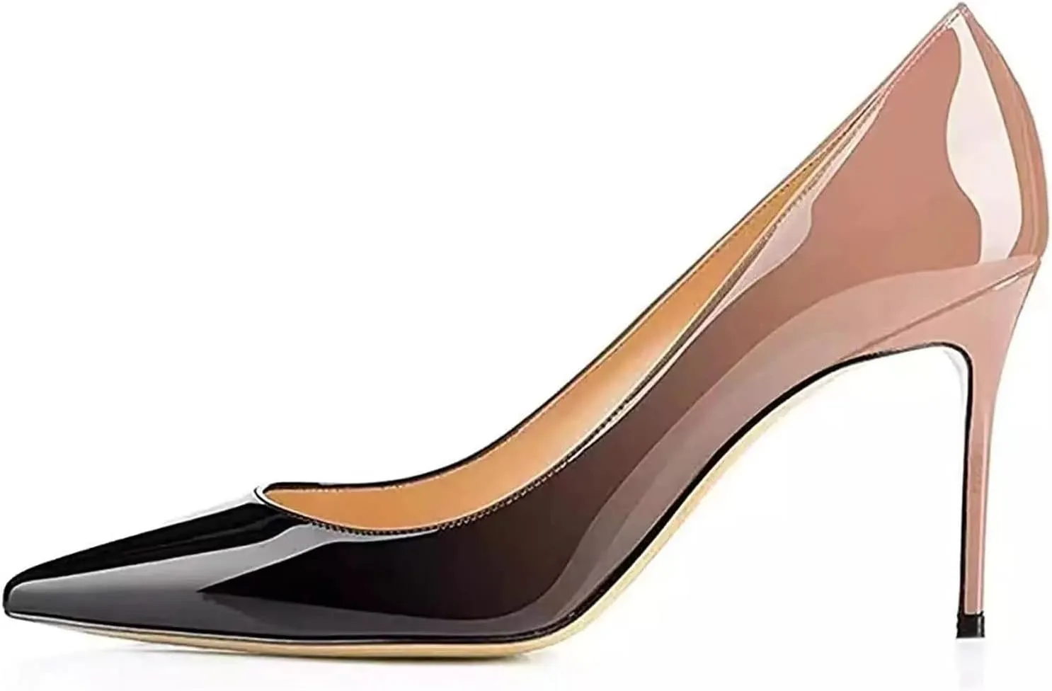 Axellion Women's Closed Toe Stiletto Pumps, Pointed Toe High Heels for Wedding, Prom, Office & Daily Wear
