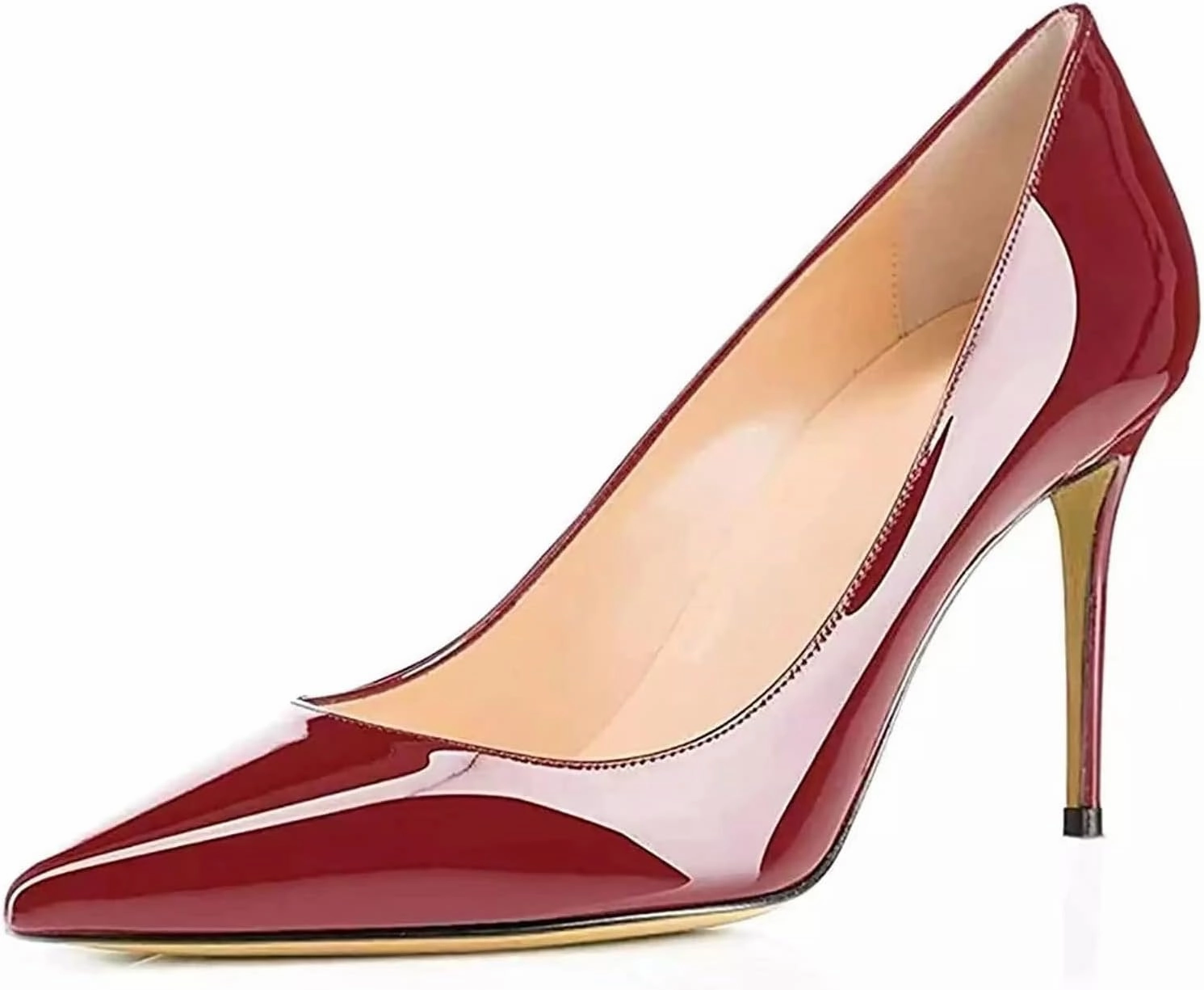 Axellion Women's Closed Toe Stiletto Pumps, Pointed Toe High Heels for Wedding, Prom, Office & Daily Wear