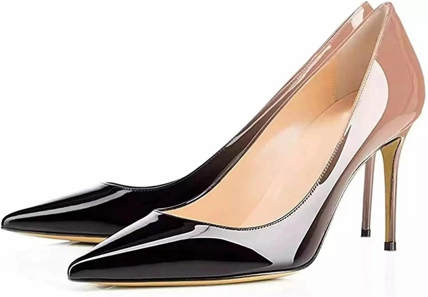 Axellion Women's Closed Toe Stiletto Pumps, Pointed Toe High Heels for Wedding, Prom, Office & Daily Wear